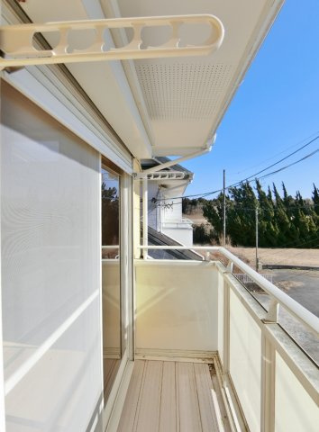 南日当貸家Dのバルコニー