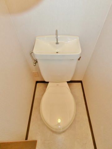 南日当貸家Dのトイレ