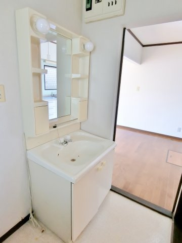 南日当貸家Dの独立洗面台