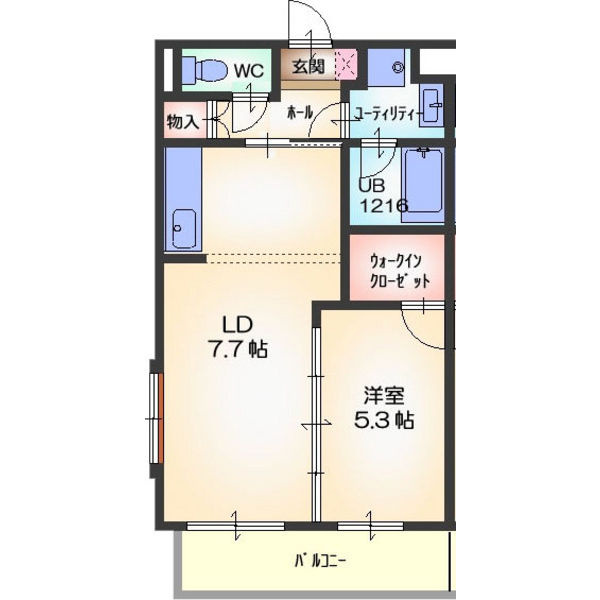 グランドソレイユの間取り