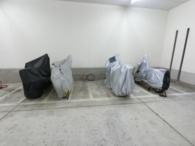 【その他共用部分】 | ライオンズヴィアーレ横濱ベイ壱番館 | バイク置場です。