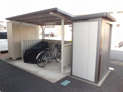 【その他共用部分】 | グラウクス・シャトーＢ | 駐輪場・専用ゴミ捨て場