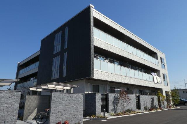 倉敷市沖の賃貸マンションの外観