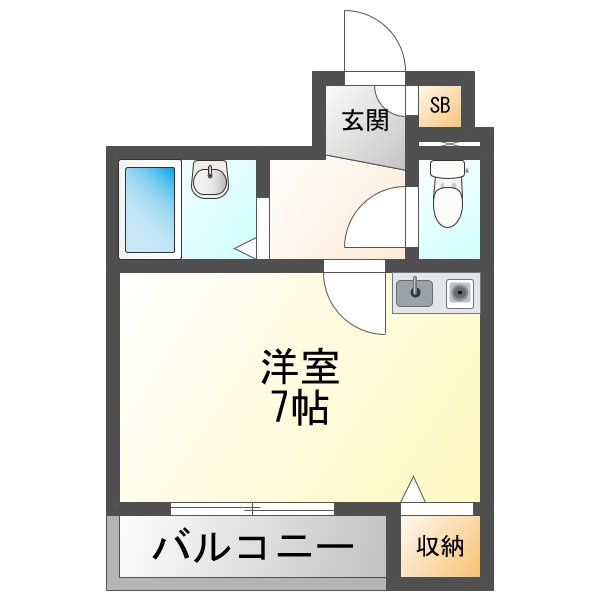 リバース藤岡の間取り