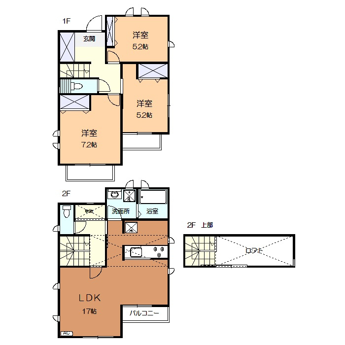 有馬5丁目戸建Bの間取り