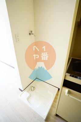 【その他】 | アメニティ片野 | 洗濯機置き場　※参考写真です