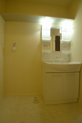 【独立洗面台】 | 【シャーメゾン】カルミアハイツ | シャワー付き洗面化粧台です
