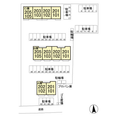 【区画図】 | ヒルサイド テラス Ｃ