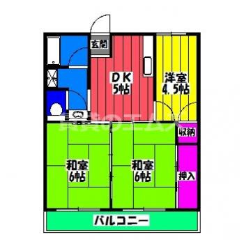 【間取り】 | 原まるまん第２ビル | 原まるまん第２ビルの間取り