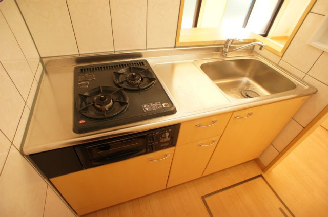 ファインコート北野I【10,000円キャッシュバック対象物件】のキッチン|使いやすいキッチンです