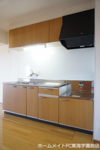 熊本市北区鶴羽田４丁目の賃貸マンションのキッチン