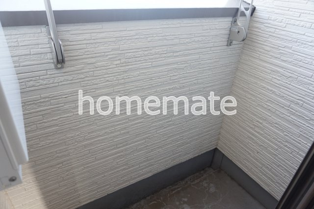 熊本市中央区琴平２丁目のアパートのバルコニー