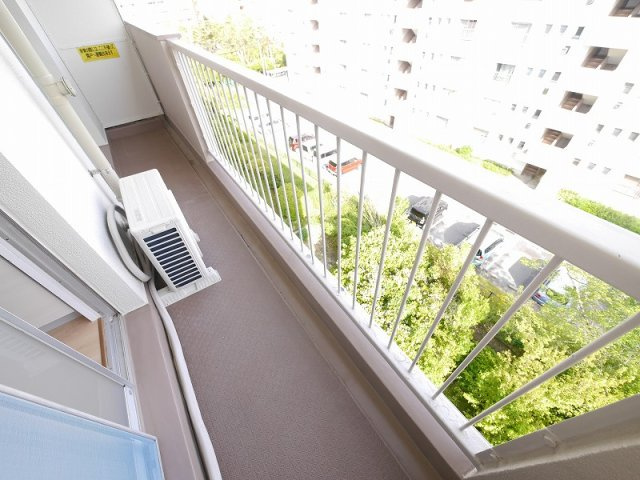 鈴蘭台第3住宅のバルコニー
