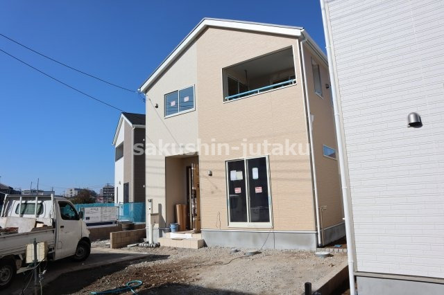 作新台５丁目　新築　の外観|作新台５丁目　全８棟分譲　新築戸建　フラット３５Ｓ（Ａプラン）住宅性能表示４項目において最高等級　すまい給付金対象物件　