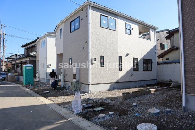 作新台５丁目　新築　の外観|作新台５丁目　全８棟分譲　新築戸建　フラット３５Ｓ（Ａプラン）住宅性能表示４項目において最高等級　すまい給付金対象物件　