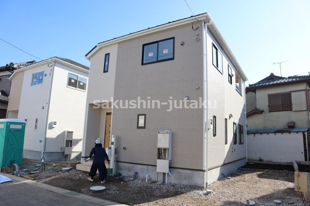 作新台５丁目　新築　の外観|作新台５丁目　全８棟分譲　新築戸建　フラット３５Ｓ（Ａプラン）住宅性能表示４項目において最高等級　すまい給付金対象物件　