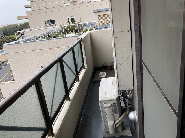 コーポラス花見川のバルコニー