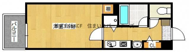 ロマネスク通町第2の間取り