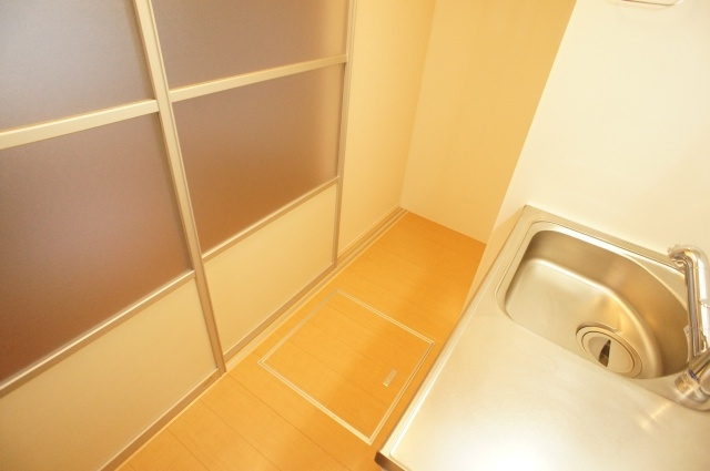 ベルフルールのキッチン|★可動間仕切りでスペース確保