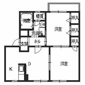 【間取り】 | プレミール當麻