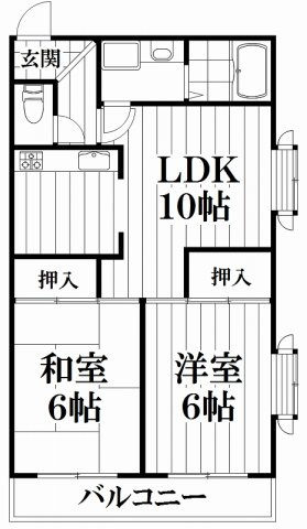 【間取り】 | 麻亜呂コーポ