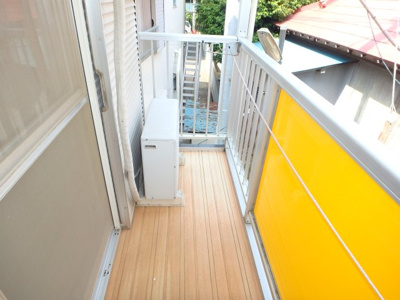 【バルコニー】 | コーポウィステリア | 別部屋参考写真