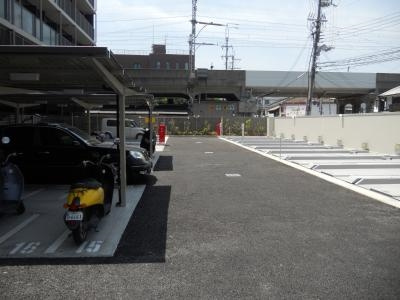 エステムプラザ京都聚楽第・雅邸の駐車場