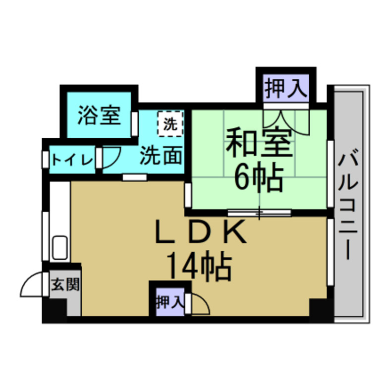 メゾン花園の間取り