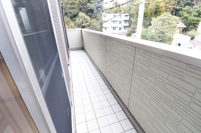 第1コスモスヴィラのバルコニー