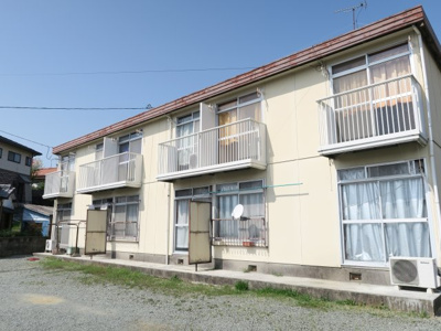 【外観】 | 白銀コーポ | 前面が駐車場なので開放感がありますね