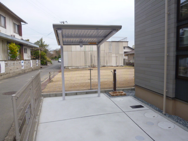 パークサイド　ガーデンHKのその他共用部分|駐輪場、ペット足洗い場