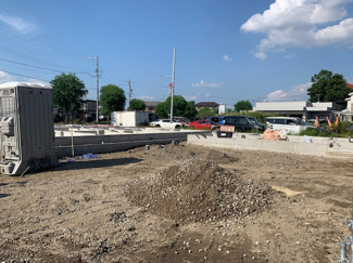 【外観】 | 羽島市舟橋町　新築戸建全3棟　平屋の新築戸建　前面道路広くお車停めやすいです