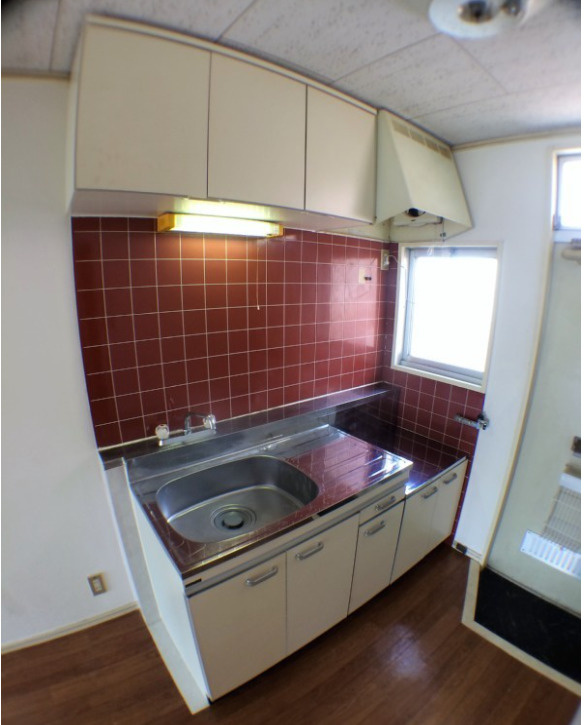 トラッドグリーンのキッチン