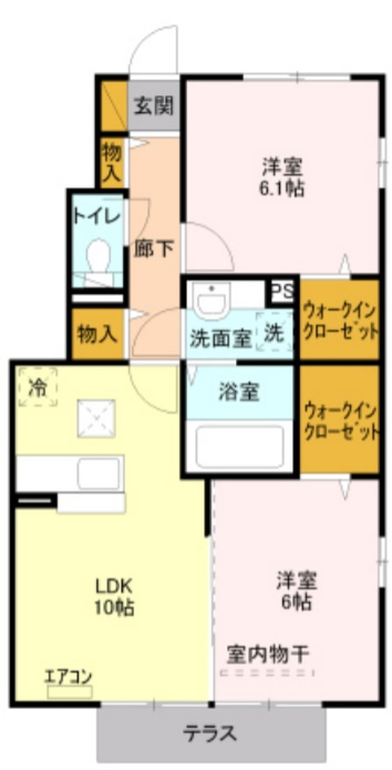 ルミエル Sの間取り