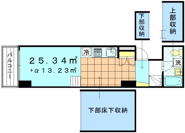 是空HORIKAWAの間取り