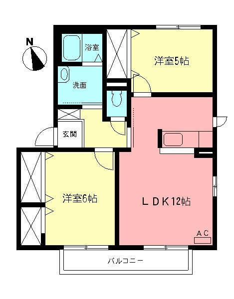 ルミエールソレーユの間取り