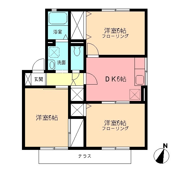 湘南台ビレッジCの間取り
