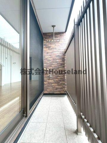 プレゾンR24のバルコニー