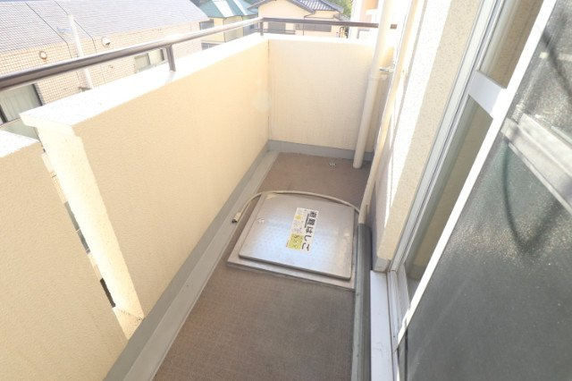田中マンションのバルコニー