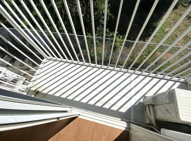 グリーンハイツ下賀茂のバルコニー