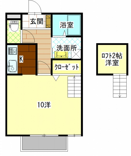 輝パレスの間取り