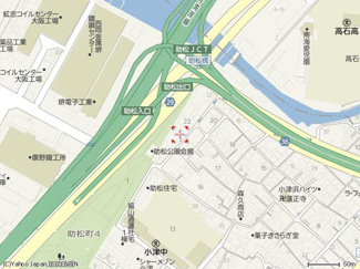 【地図】 | 松籟軒　Ｂ棟