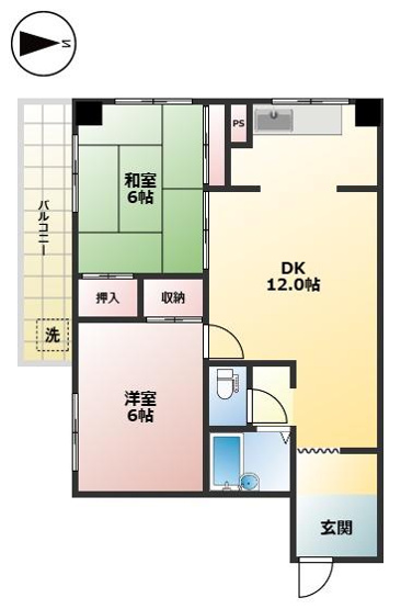 【間取り】 | シンプルハイツ