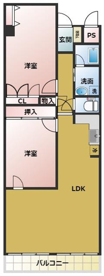 【間取り】 | 淀川パークハウス七号棟