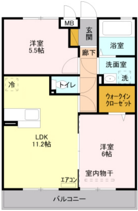 サニーコート日吉の間取り