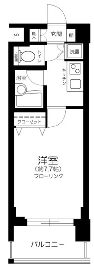 【間取り】 | ラグジュアリーアパートメント両国