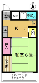 【間取り】 | ドエル三ッ木