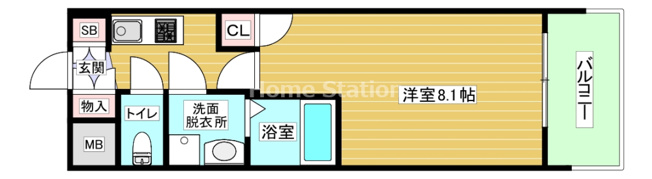 【間取り】 | コスモ梅田WEST
