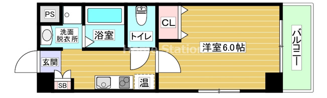 【間取り】 | みおつくし堂島Ⅱ