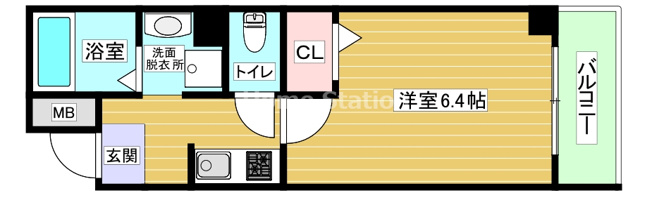 【間取り】 | グランパシフィック姫里